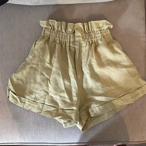 Posse 100% linen shorts